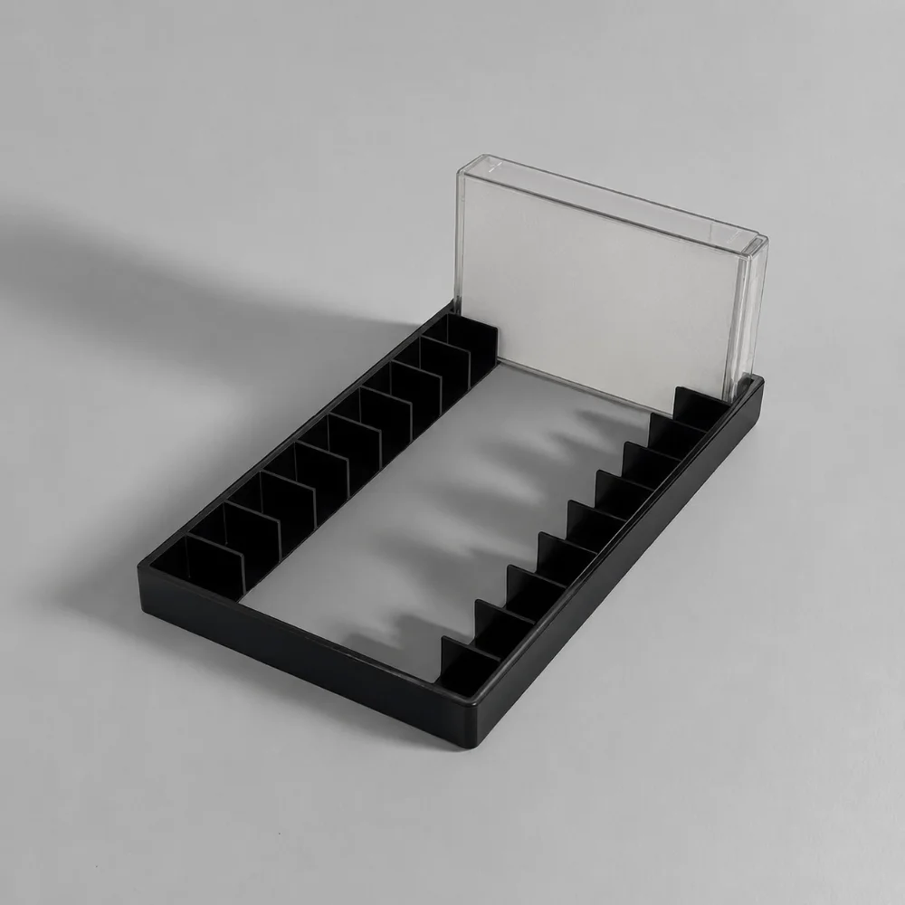 Up To 10 Tapes Cassette Tape Holder Large Capacity Space Saving Audio Cassette Tape Rack Universal Stackable
