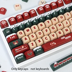 104 Keys Christmas Themed Keycap MOA Profile Dye Sublimation Cherry Keycaps For Cherry MX Switch DIY Custom Mechanical Keyboard