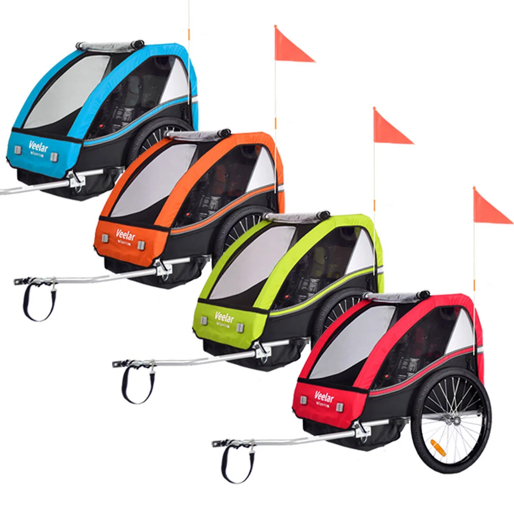 Kinderfahrradanhänger für 1 oder 2 Kinderfahrradanhänger