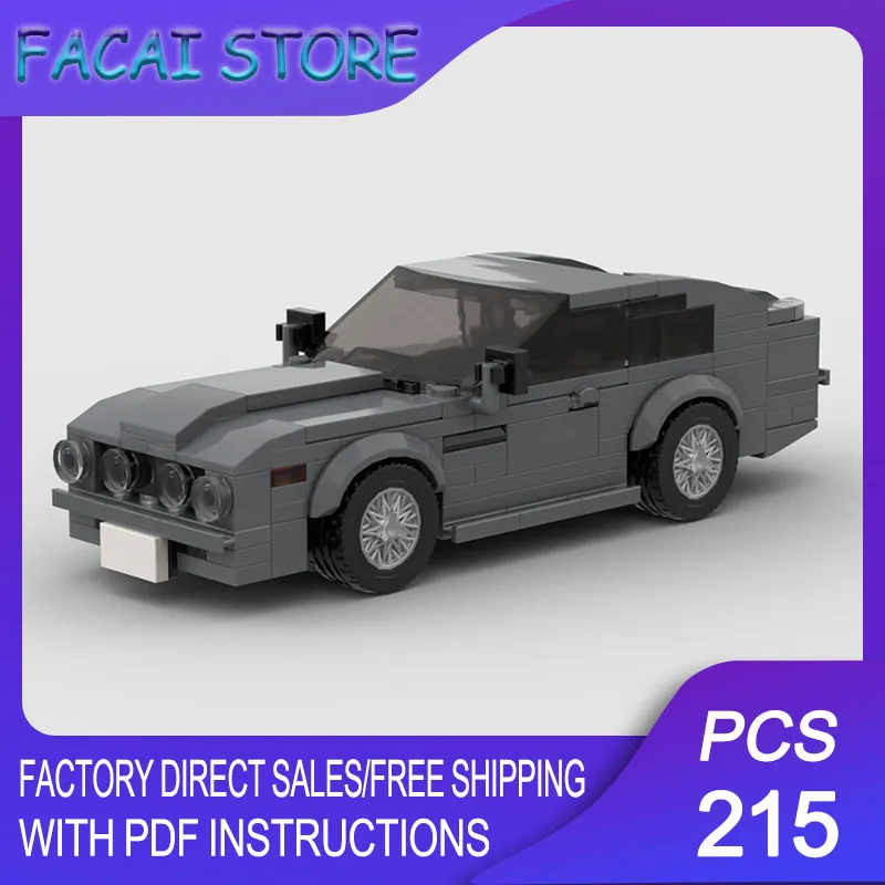 

Champion Speed Cars Moc Building Bricks Modular V8 Vantage Champion Racing Technology Blocks Christmas DIY Toy Construction Gift