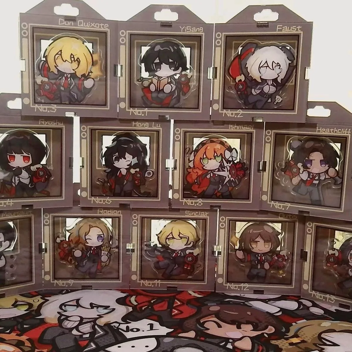 

Limbus Company Heathcliff Ishmael Don Quixote Yisang Faust Sinclair Pendant