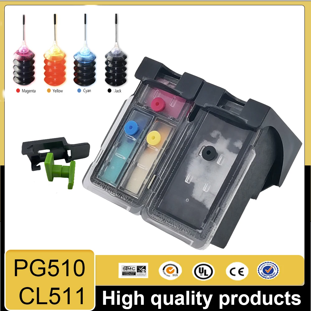 

Картридж с чернилами PG510 CL511, совместимый с Canon Pixma MX320 MX330 MX340 MX350 MP250 MP270 MP280 MP480 MP490 MP492 MP495