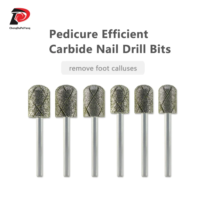 

Pedicure Efficient Carbide Nail Drill Bits Remove Foot Calluses Nail Drill Bits