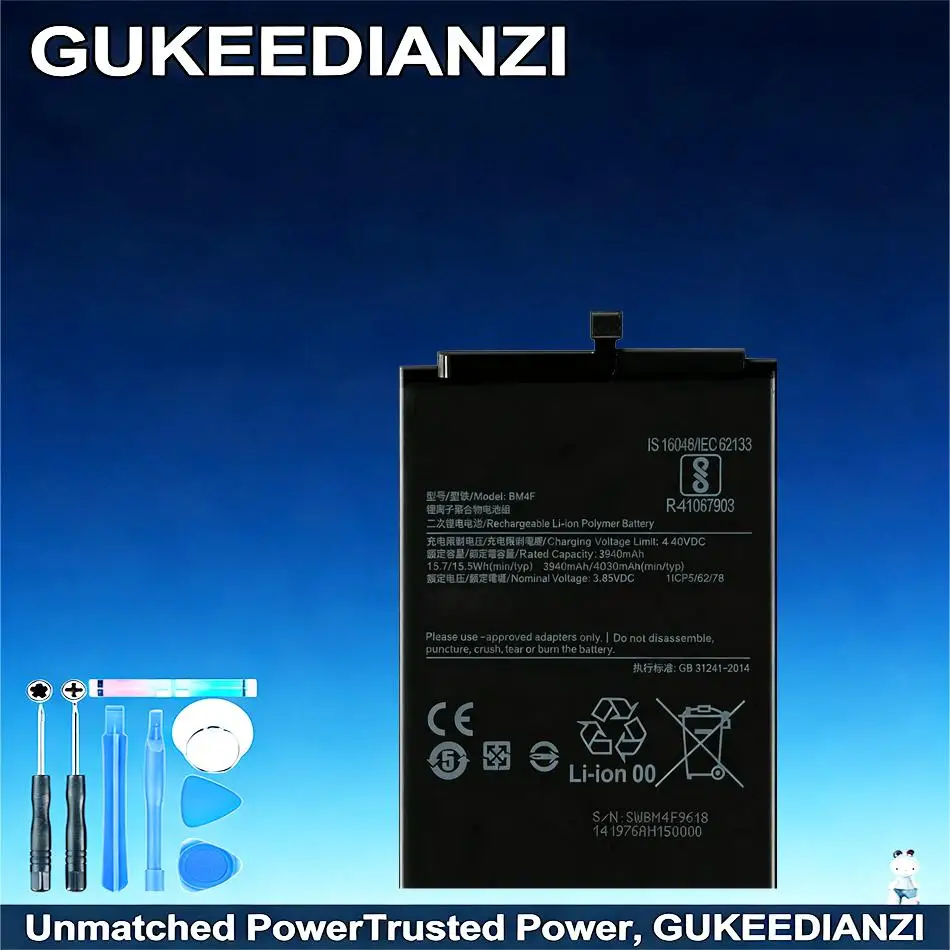 

Аккумулятор для мобильного телефона Xiaomi MI A3 CC9 CC9e 3940 мАч с хорошими характеристиками при низких температурах BM4F