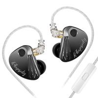 CCA Rhapsody 2DD+4BA Hybrid IEM Hi-Fi Earphones Wired Headphone With Removable Cable Monitor Headset Switch Adjustment Earphone
