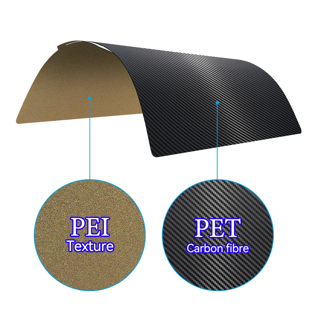 Bambulab Bauplatte Federstahlblech Pei Blatt 257x257 Bauplatte P1s Bambusplatte Labor Smooth Bambulabs X1 Carbon P1P A1