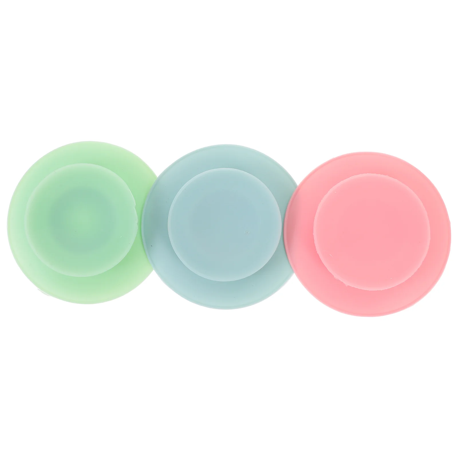 Placemats Sucker Fixed Bowl Stickers Infant Cutlery Suction Double Sided Kids Tableware Pad Silica Gel Silicone Cup