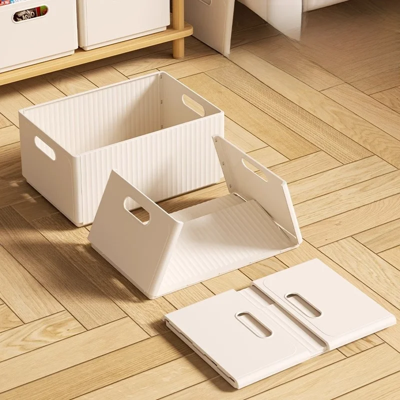 

Складной пластиковый контейнер для хранения: органайзер для студенческого общежития, офиса, настольных принадлежностей, закусок, мелочей, для шкафа, прямоугольной формы