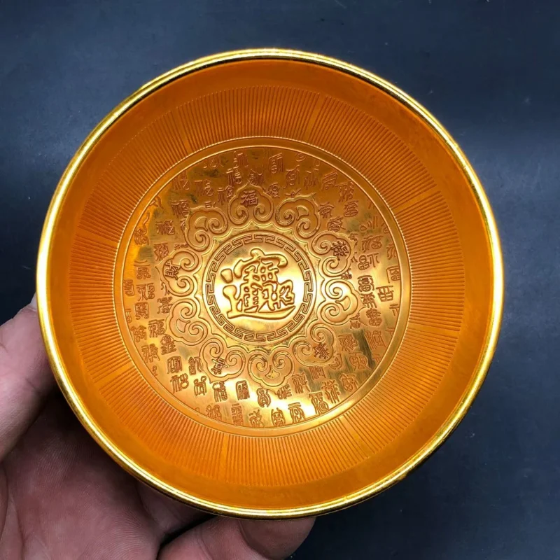 

Antique Collectible Qing Dynasty Qianlong Year Gilt Fortune Bowl Special Offer Free Shipping