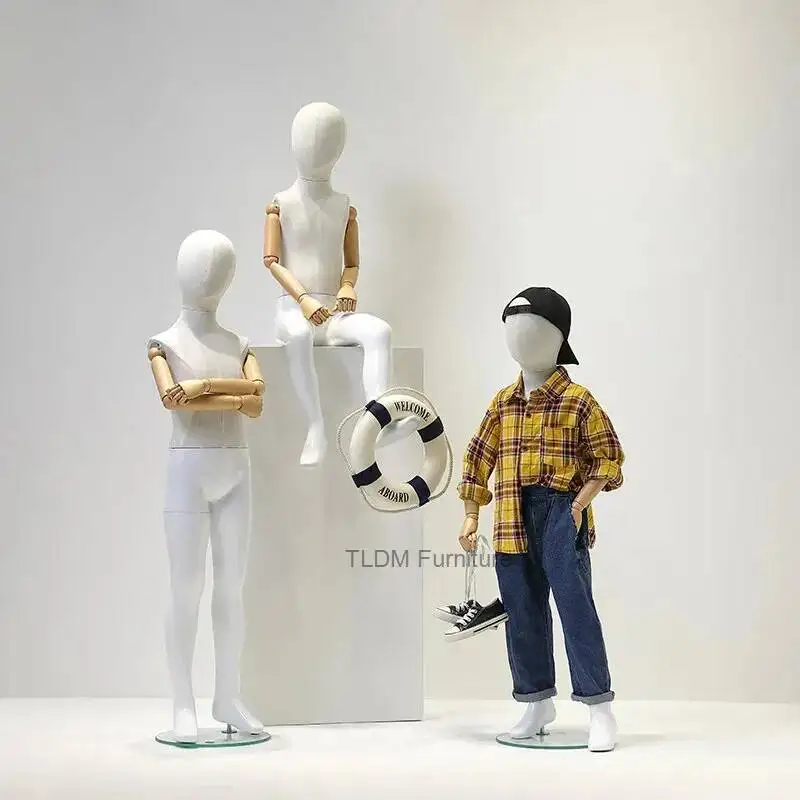 

Детский манекен-торс с головой, люксовая модель для демонстрации детской одежды в витрине магазина JT40M