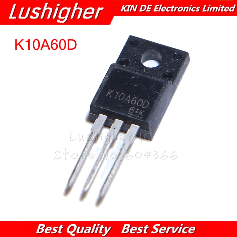 10pcs TK10A60D TO-220F K10A60D TO-220F 10A60 TO220 New Original