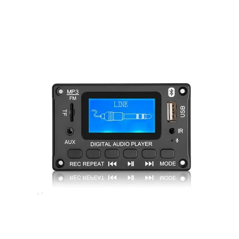 SOTAMIA 12 فولت LCD MP3 فك مجلس بلوتوث 5.0 استقبال الصوت WMA WMA FLAC APE ضياع فك USB TF FM مع عرض كلمات