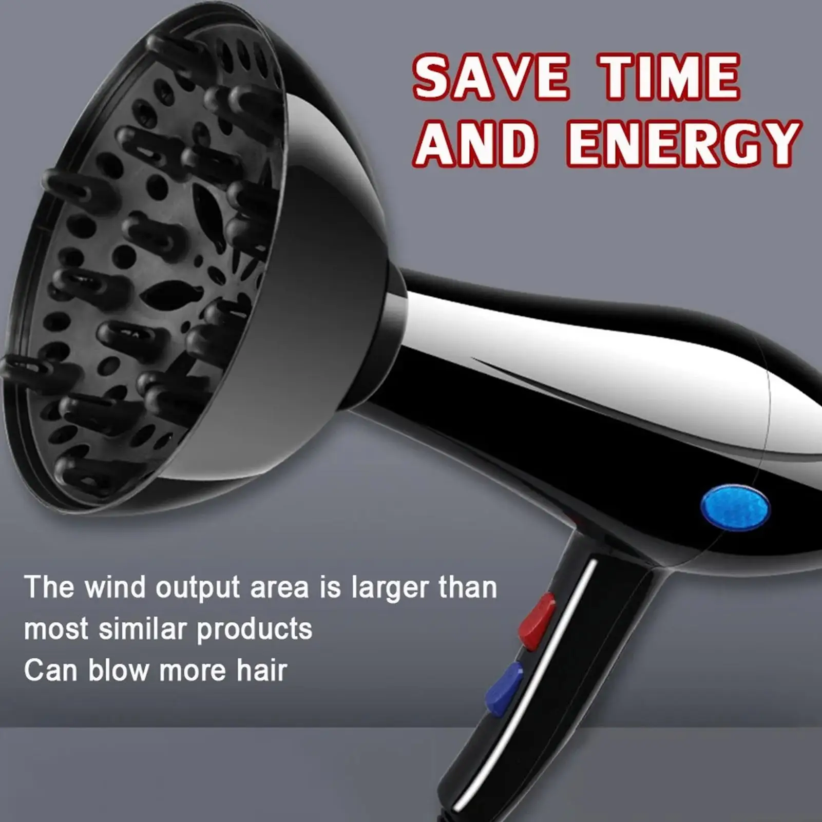 Hair Blow Dryer Comb Attachment With Curling Interface Hair Styling Curly Dryer For Salon Home Styling Dressing