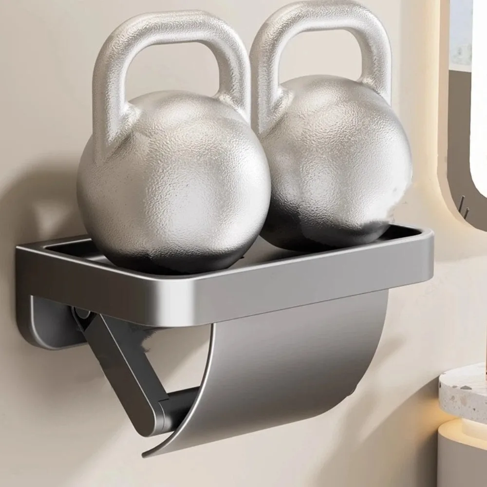 

Настенный держатель для туалетной бумаги на присосках, экономия места, без сверления, полка для туалетной бумаги, подставка для телефона, нержавеющая подставка для салфеток