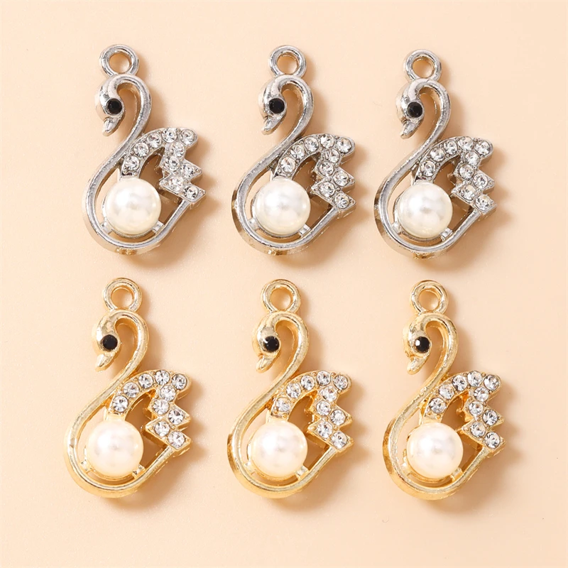 10 Stück niedliche, gemischte Anhänger mit Kristall- und Metallmotiven in Form von bösen Augen und Herzen, zum Basteln von Schmuck, Ohrringen, Halsketten und für DIY-Bastelarbeiten. – Detail 10