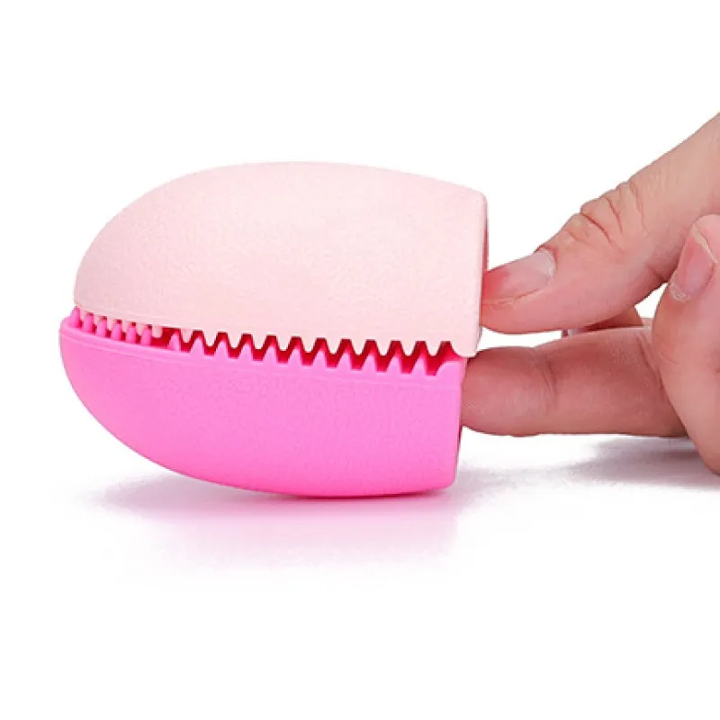 1Pcs Makeup Brush Cleaning Pad Silicone Brush Cleaner Mat Cosmetic Make Up Brushes Washing Little Scrubber Board Clean Wash Tool