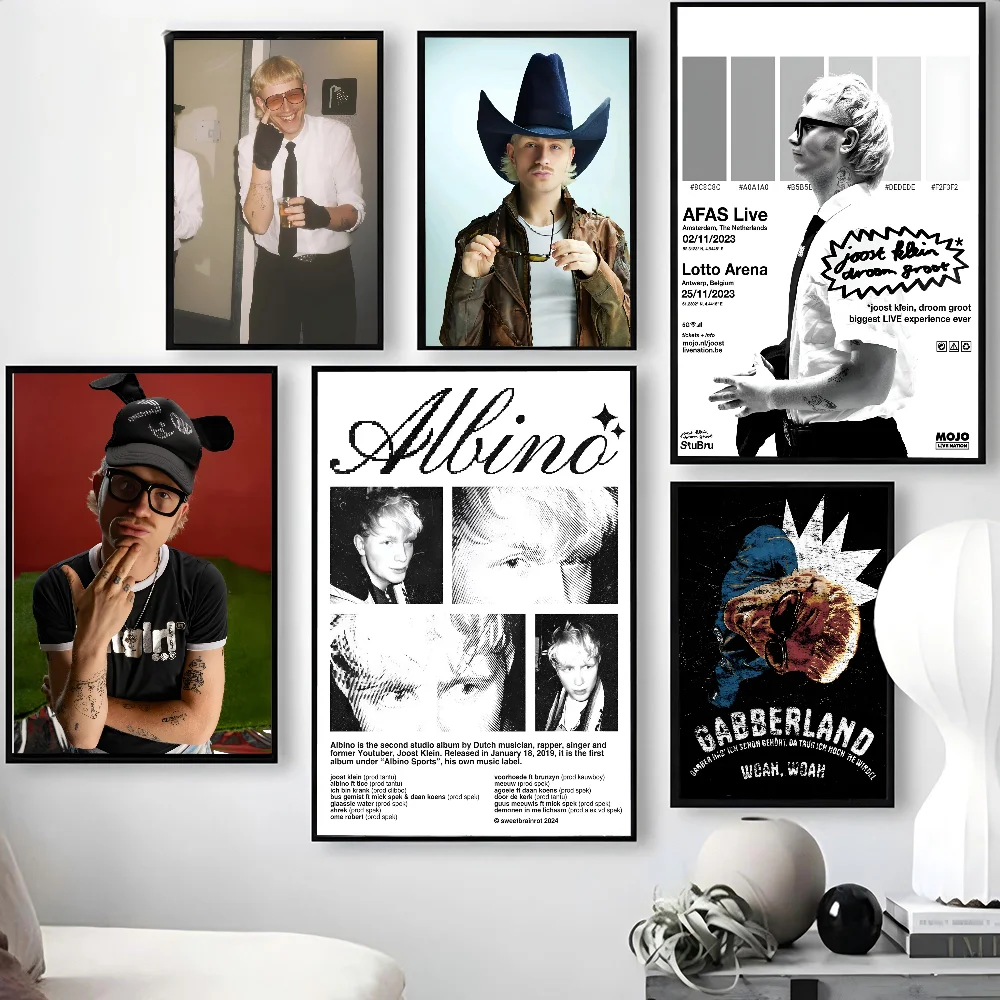 1 قطعة جوست كلاين المغني المشارك المشارك ورقة طباعة غرفة المعيشة المنزلي غرفة نوم مدخل بار مقهى الفن اللوحة الديكور