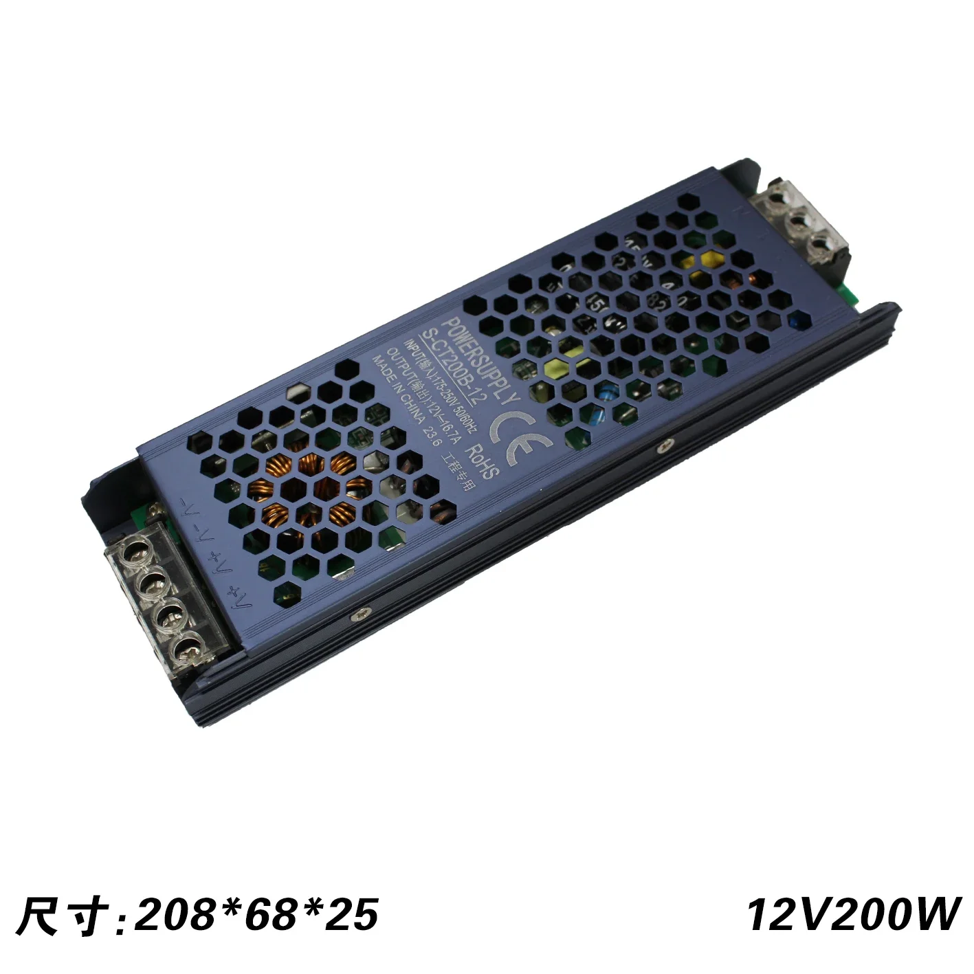 DC 12V 24V Switching Power Supply AC190-240V Mute Lighting Transformers 60W 100W 200W 300W 400W LED Light Driver Power Adapter