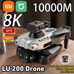 Xiaomi-Drone ATA JIA LU200, 8K, GPS, HD, Photographie Aérienne, Triple Caméra, Évitement d'Obstacles, WiFi, Localisation Optique, Quatre Voies