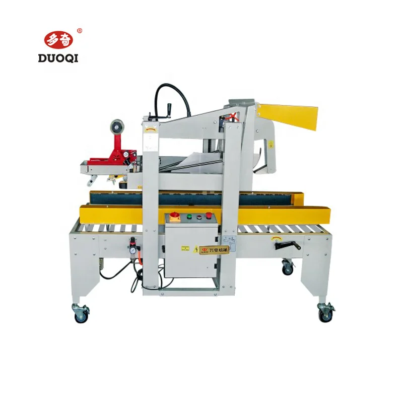 DUOQI FXJ-5050Z Semi Automatic Packaging Sealer Flap Folding Carton Tape Sealing Machine Beverage Chemical New