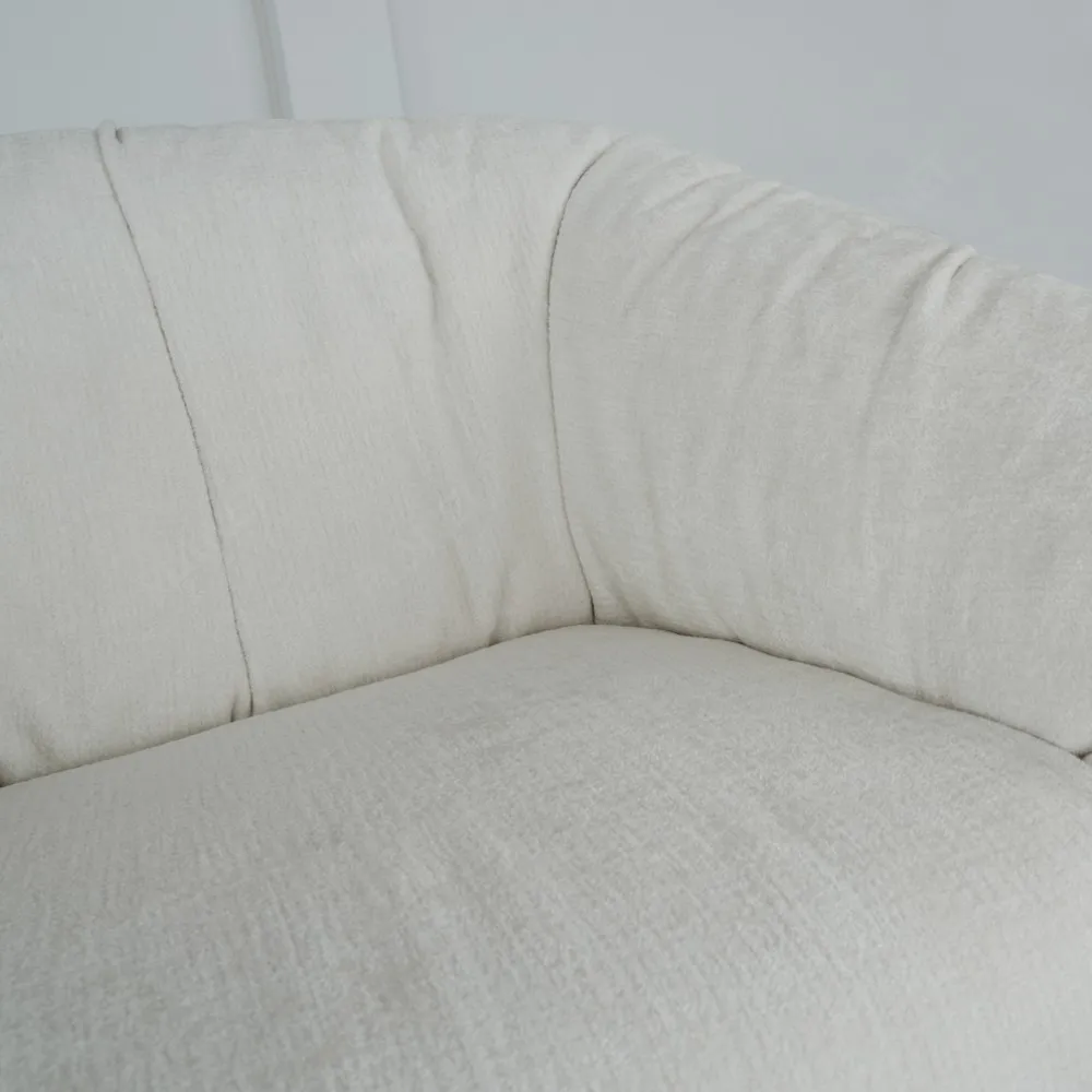 مصنع الترفيه كرسي خشبي الساق المخملية 360 كرسي صالة دوار كرسي غرفة المعيشة للمنزل مكتب القهوة #6