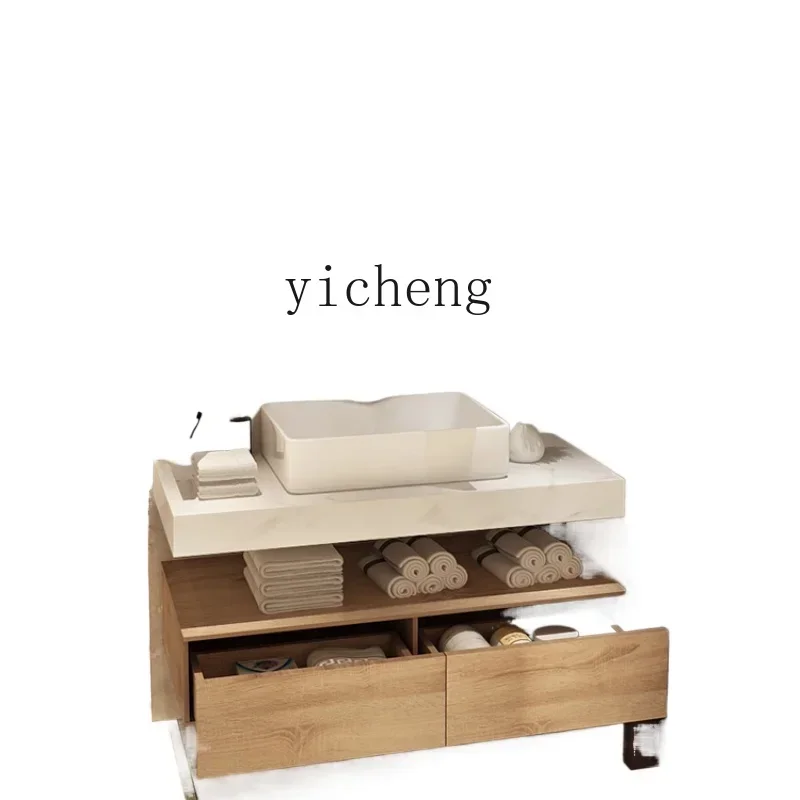 

bathroom cabinet combination set modern sink face wash toilet washstand upper basin hotel