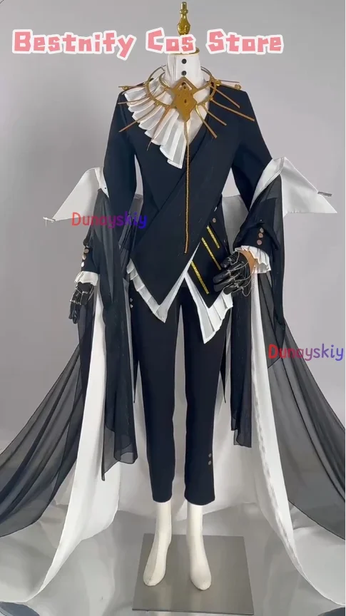 CosplayArknights الشعارات أجواء التوليف لعبة كوسبفريه زي الشعارات الرجعية القرون الوسطى دعوى عباءة مجموعة أنيمي لعب الأدوار حذاء شعر مستعار الدعامة