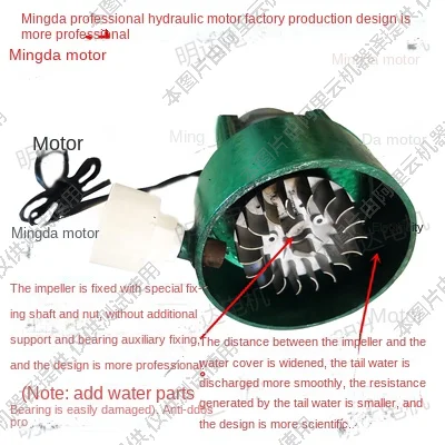 1000W hydroelectric generator miniature portable hydroelectric generator real standard rated power 300W