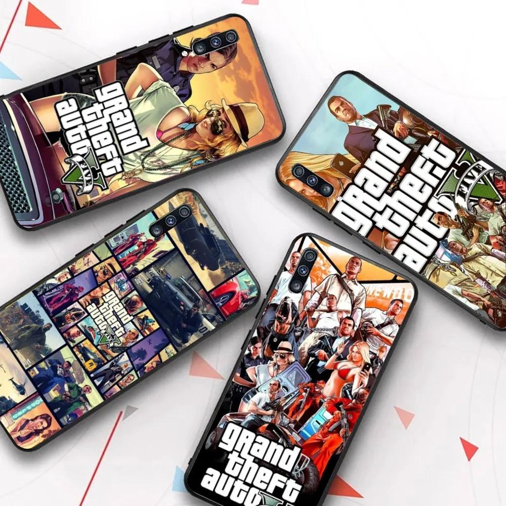 인기 게임 GTA V 휴대폰 케이스, 삼성 A 10 11 12 13 20 21 22 30 31 32 40 51 52 53 70 71 72 73 91 13 쉘