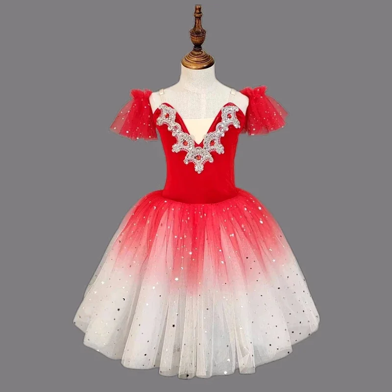 Profesional clásico niños niño bailarina Ballet tutú vestido de baile niños trajes de baile ropa niñas trajes de Ballet