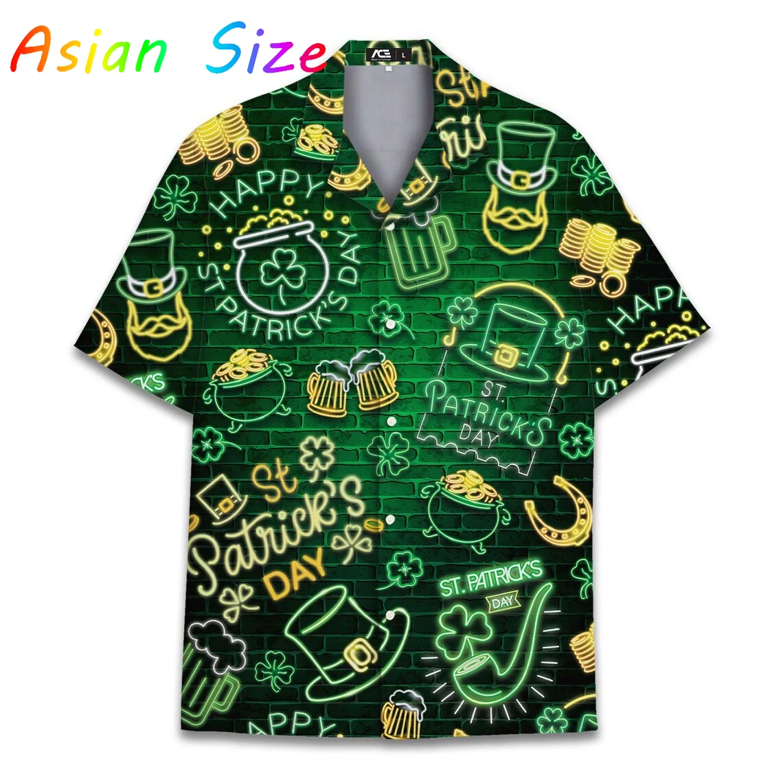 

Новые модные гавайские рубашки в стиле Дня Святого Патрика 2026 года с графическим принтом животных и пива, мужская одежда, блузки, забавные рубашки с черепом и желтой уткой, Camisa