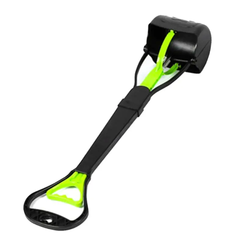 Pelle à excréments ergonomique à long manche pour animaux compagnie, idéale pour les pelouses, l'herbe, saleté le