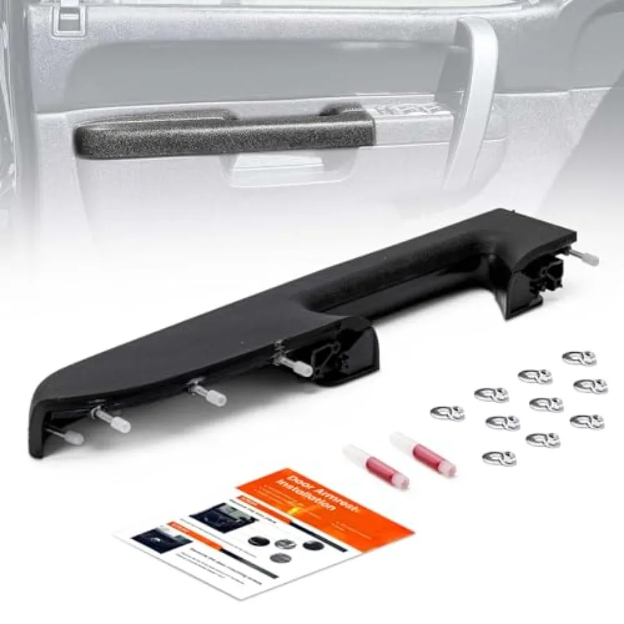 

22818470 Front Door Panel Armrest Repair with Door Release Handle Below Armrest 17 inch Compatible with Chevy Silverado/GMC Sie