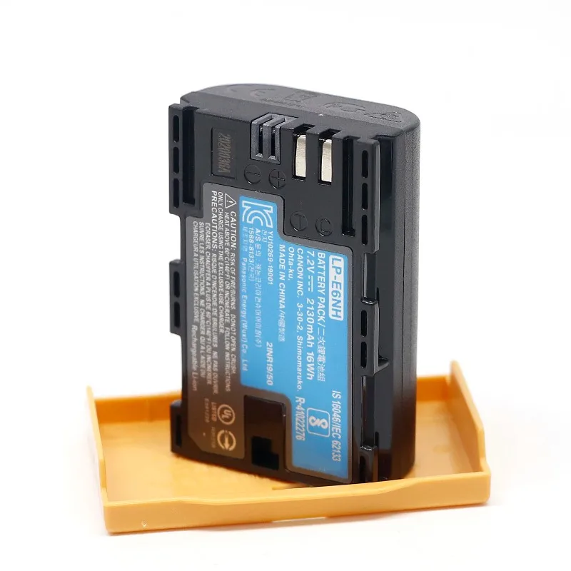 LP-E6NH LPE6NH 2250mAh Battery for Canon EOS R R5 R6 5D Mark IV III 5DS R 6D Mark II 70D 7D Mark II 90D 80D Camera - Image 5