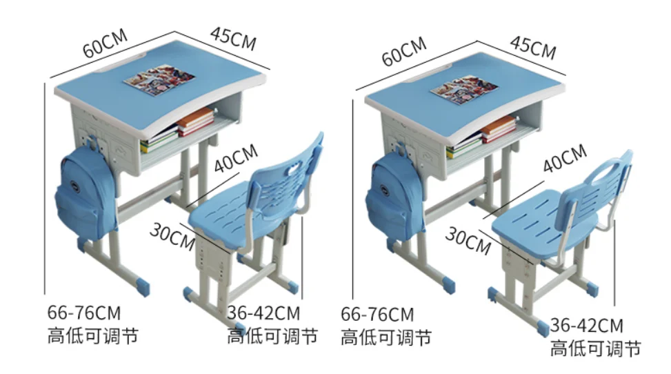 

School matching primary school students' desks, household children's learning desks, writing desks, chairs, boys' homework desks