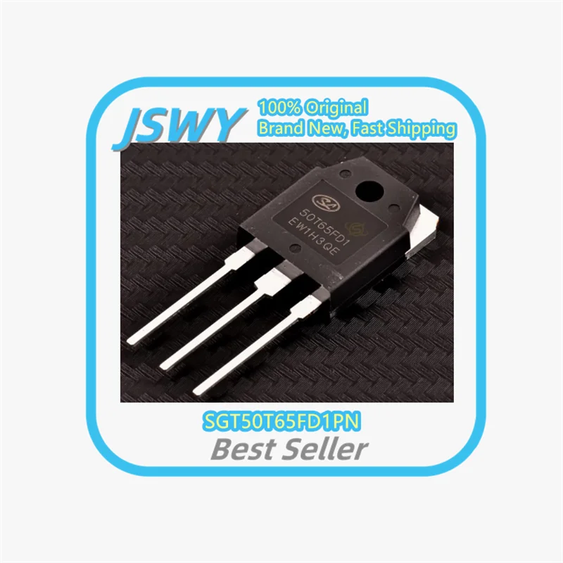 

(5/50 pieces) SGT50T65FD1PN 50T65FD1 TO247 Field Effect Transistor IGBT Single Transistor, Original and Genuine Product