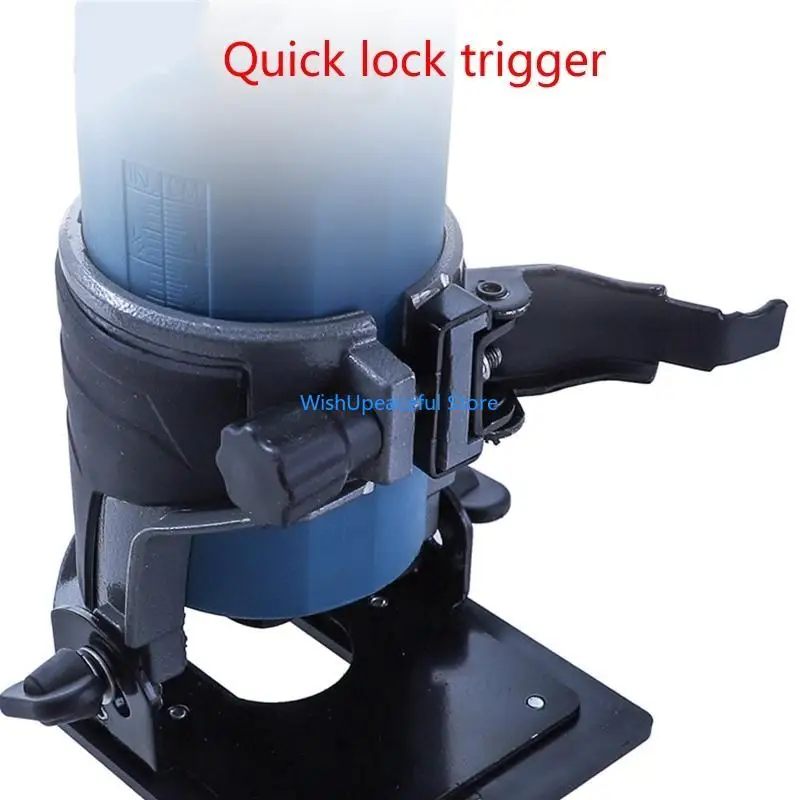 Base router trimmer da 34ya Base router trimmer da 65 mm -30 ° -45 ° Base inclinazione multipla