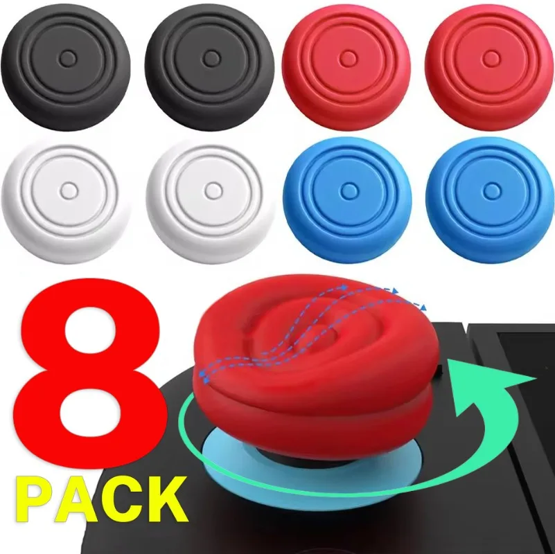 

Thumb Grips Caps for Switch 2 Console Soft Silicone Analog Controller Protective Anti-Slip Thumbstick Grip Covers Joystick Cap