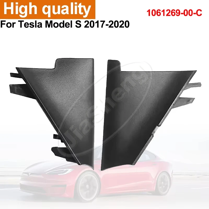 

Front Bumper Tow Hook Cover Cap For Tesla Model S 2016-2021 Left Right 1057850-00-C 1057845-00-C Car Accessories