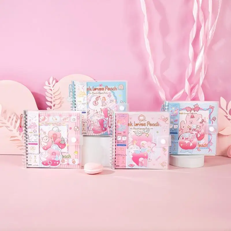 M5TB 4PC Adorável noteleio Notepad Livro memorando para meninas presente