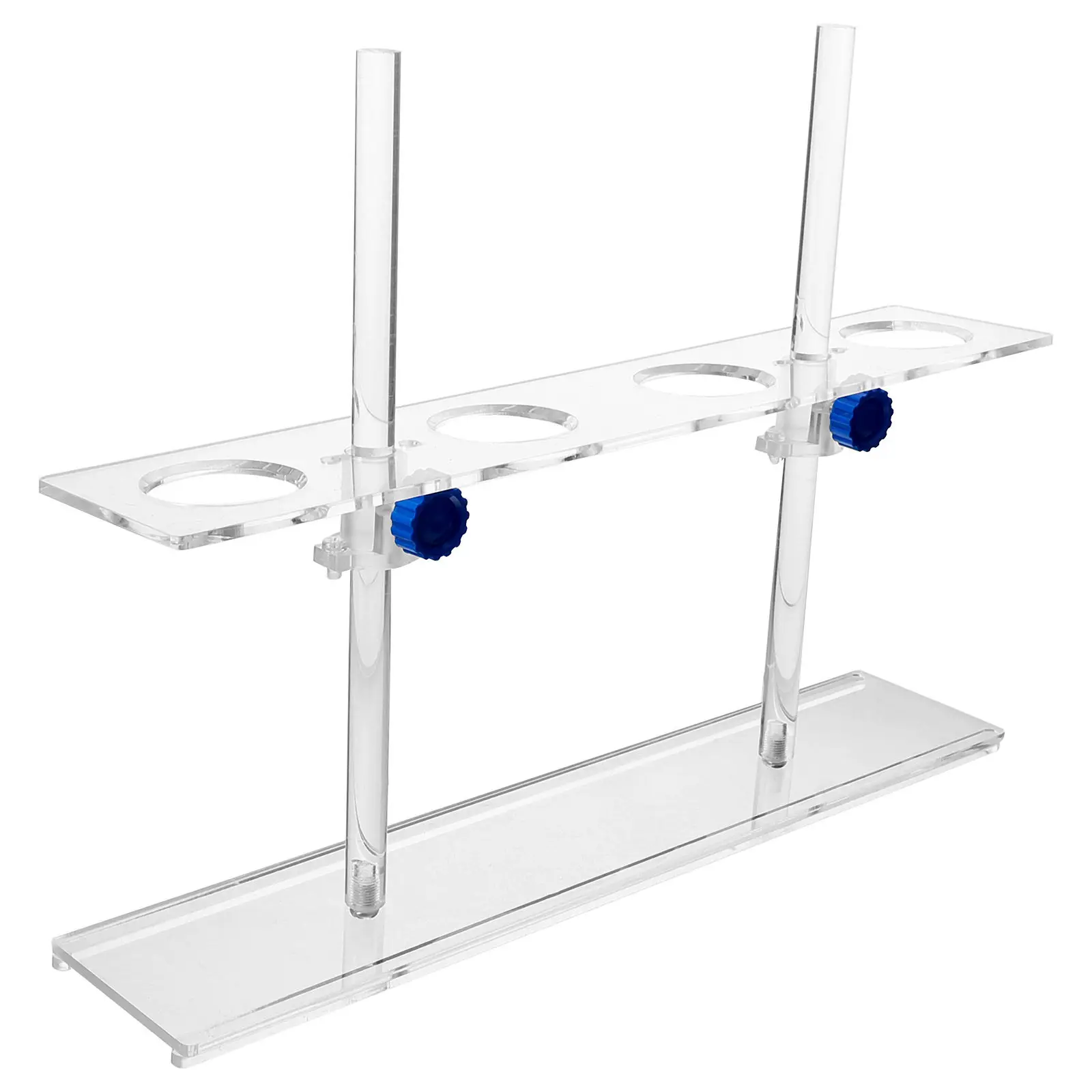 4-Hole Adjustable Height Funnel Stand Stable Laboratory Rack Holder for Chemistry Biology Use Funnel Stand Laboratory Supplies view 4