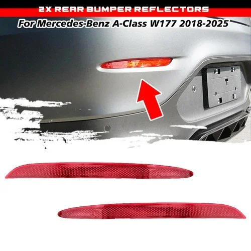 Rear Bumper Reflector Fog Light Warning Lamp Reflective Strips For Mercedes Benz E Class W213 A2178200174 A2178200274