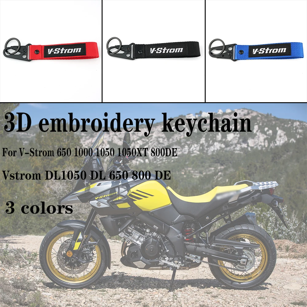 2026 Explosions For Suzuki V-Strom 650 1000 1050 1050XT 800DE Vstrom DL1050 DL 650 800 DE Motorcycle Keyring Keychain