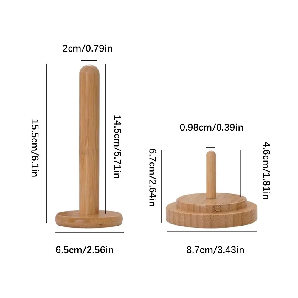 Detachable Base Wooden Yarn Holder Vertical Rotating Handmade Craft Rotating Rack Manual Dispenser Yarn Spool Organizer