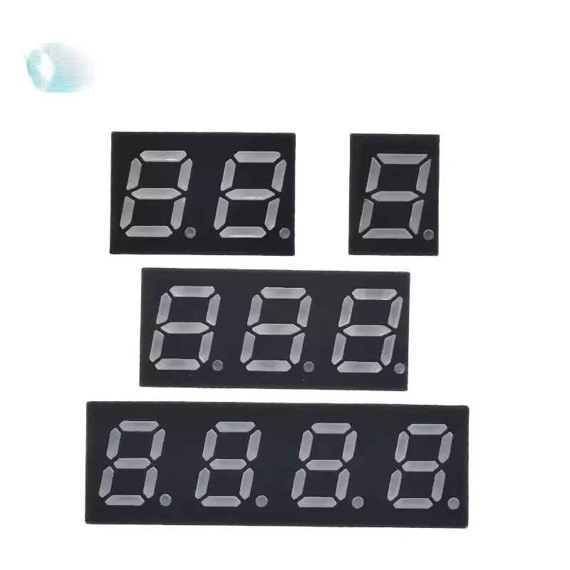 Display LED a tubo digitale da 10 pezzi da 0,28 pollici 2 bit 3 bit bianco anodo comune/catodo display a 7 segmenti 0,28 bianco ad alta luminosità