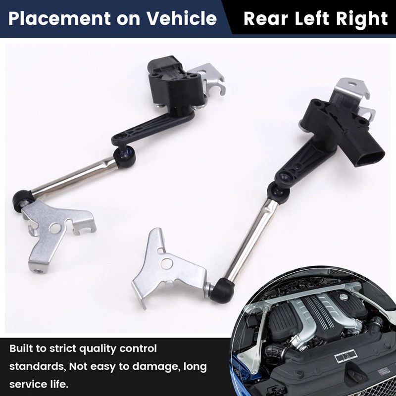 

1Pair Rear Height Level Sensor Bracket 971616571 971616572A For Porsche Panamera 971 Bentley Continental GT 2018-2024