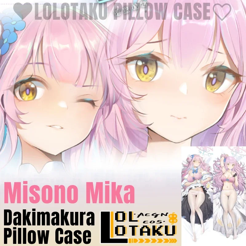 

Misono Mika Dakimakura Blue Archive Game Sexy Hugging Full Body Pillow Case Cover Pillowcase Cushion Case Home Bedding Decor