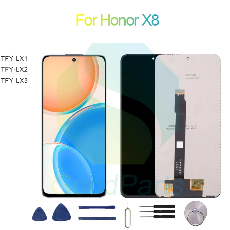 

For Honor X8 LCD Display Screen 6.7" TFY-LX1, TFY-LX2, TFY-LX3 X8 Touch Digitizer Assembly Replacement