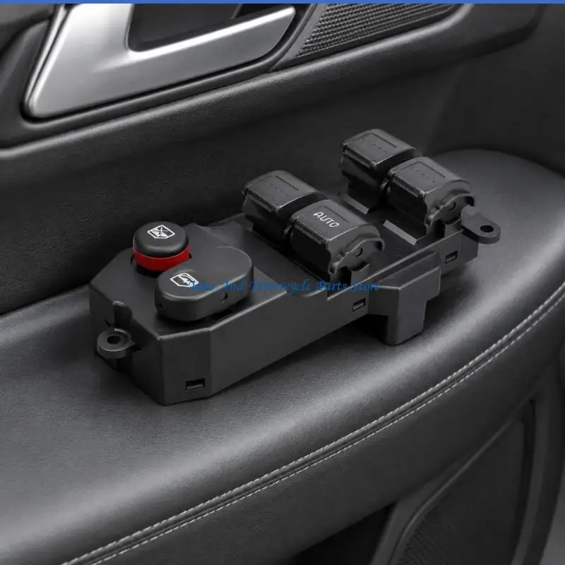 P9FD Black ABS Window Switches Panel 35750-SAA-G12-L with Four Window Keys