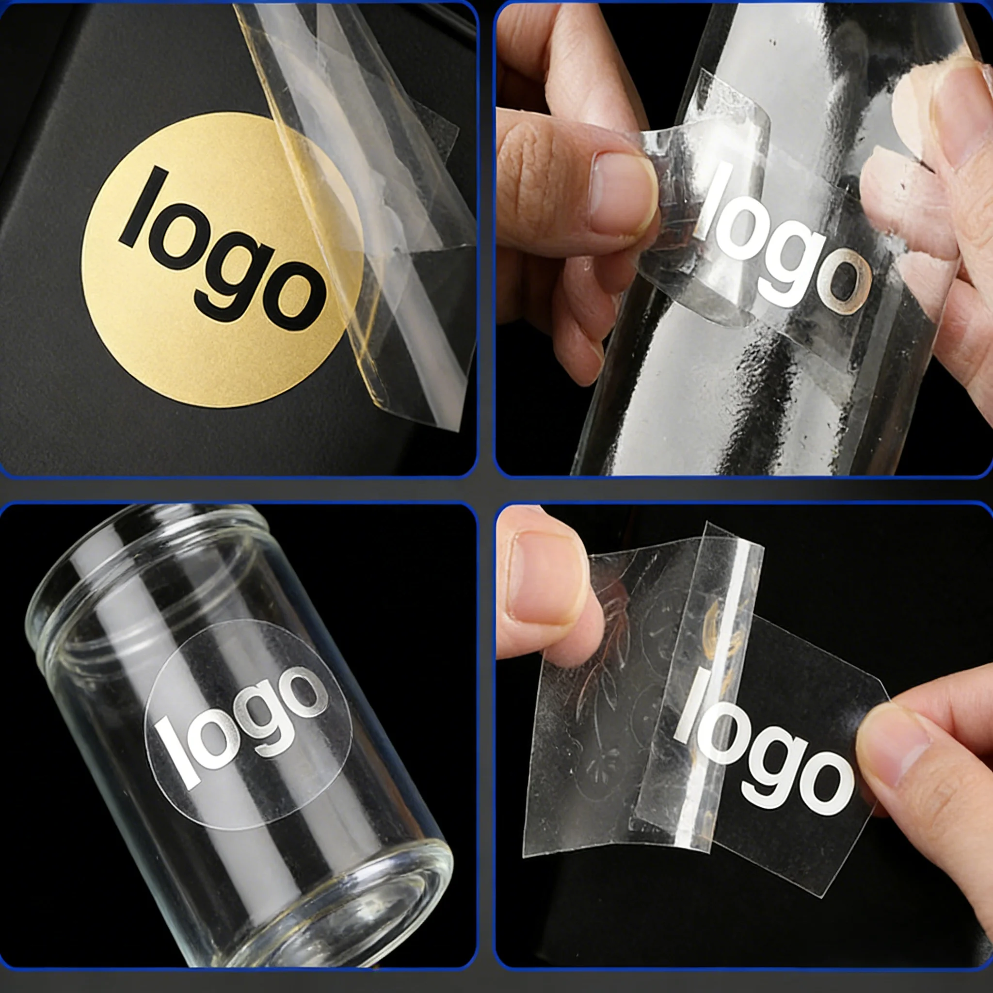 Customized waterproof metal lo - 3D Printing Logo recension och pris